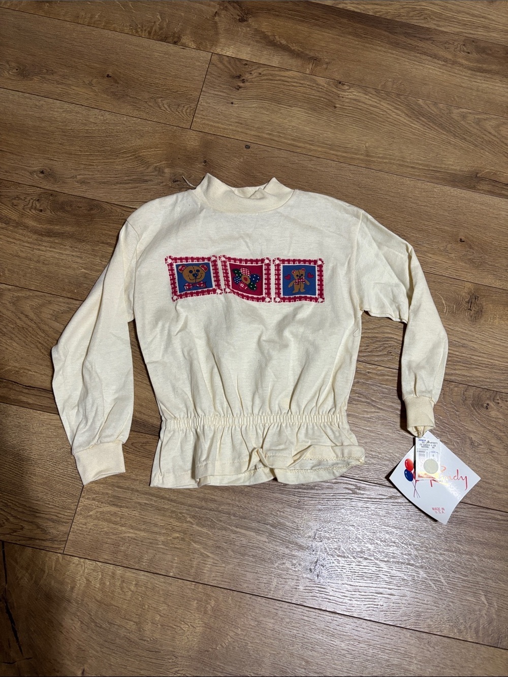Vintage Randy little girls long sleeve shirt size 6 NWT